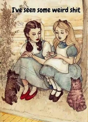  and  meet with Alice and Dinah. Attribution unknown.