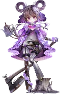 Kiko Wish: “I want a heart capable of loving someone.” *sniff* Memory: *sniff sniff* “Can you believe I accidentally cut off my arms and legs in the forest? It was a hassle getting by without them so I made some out of tin.” Birthday: September 18th Favorite Color: Purple Skills: Cleanly cutting anything