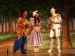 The Scarecrow (Jonathan McDevitt) and Dorothy (Sheridyn Gasser) meet the Tin-Woodman (Jay Spencer) 2010 Revival