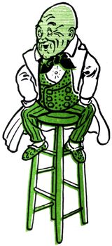 Oscar of Oz. Illustration by W.W.Denslow 1900.