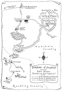 Map from the book