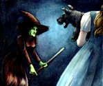 The Wicked Witch and Dorothy.