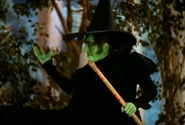 The Wicked Witch of the West displaying her power in the 1939 film.