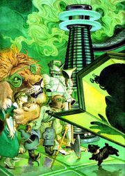 The Discovery of Oz the Great and Terrible! By artist Charles Santore.