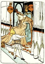 Glinda the Good and Dorothy Gale, who wears the Magic Belt, by John R. Neil.