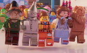 Dorothy and her pals in The LEGO Movie 2.