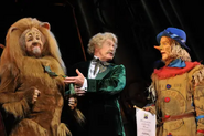 Lion (David Ganly), The Wizard (Michael Crawford) and Scarecrow (Paul Keating)