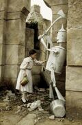 Tin Woodman has been turned to stone in Return to Oz.