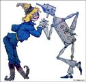 Scarecrow and Tin Woodman of Oz