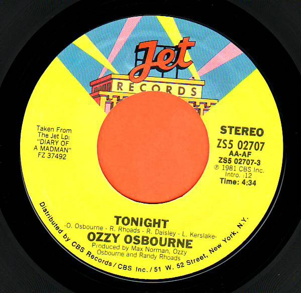 Tonight (single) | Ozzypedia | Fandom