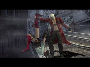 Dante and Lady's first encounter