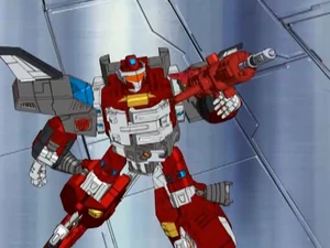 Jetfire begins to face Starscream
