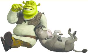 Shrek and Donkey render 4
