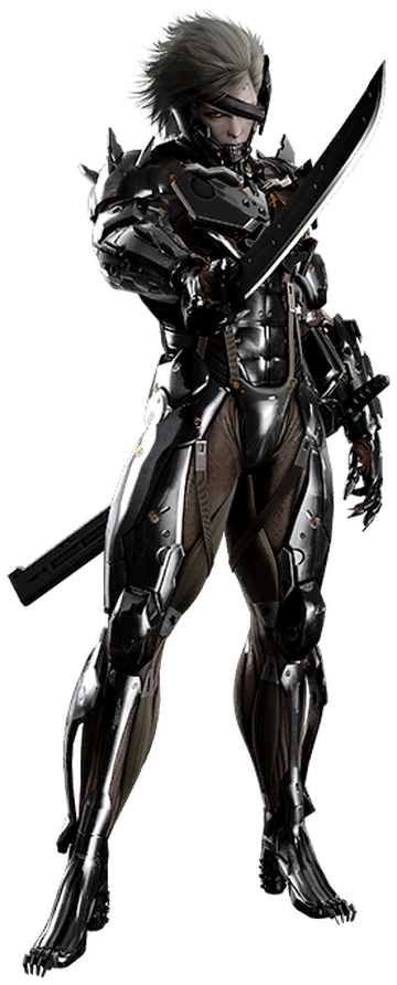Recently, I have been playing the Metal Gear Solid games. After beating the  third one, I started Metal gear Solid 4. Why is Raiden a robot? Did I miss  a game in