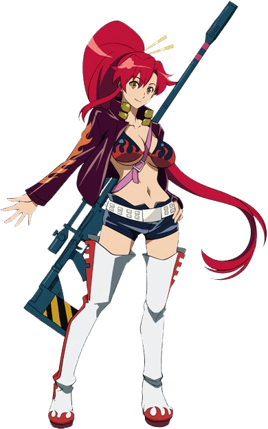 yoko littner, simon, kamina, viral, kittan bachika, and 1 more (tengen  toppa gurren lagann)