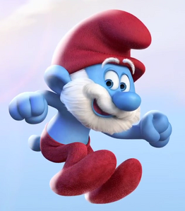 Papa Smurf as he appears in the 2017 movie
