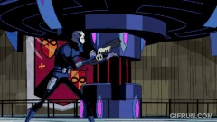 Rook displays his proficiency at martial arts.