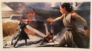 The Art of Star Wars Galaxy's Edge - Vi, Kylo and Rey