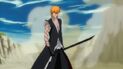 Ichigo's Bankai after his training in the Dangai.