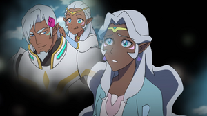 Alfor's memories Allura puts Flower in Hair