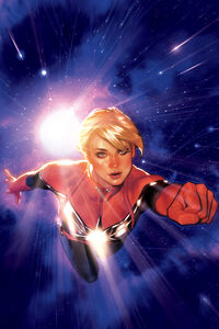 Captain Marvel Vol 9 1 Hughes Variant Textless