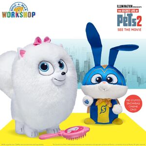 Captain Snowball and Gidget Build A Bear Workshop