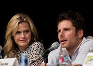 ImagesCACZB8M1.jpg (8 KB) Rodriguez and Maggie Lawson (Juliet O'Hara) at the 2009 San Diego Comic-Con.