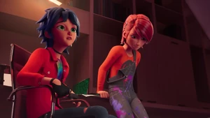 Marc watching Nathaniel being scolded by his mom for being so caught up in his comic stuff
