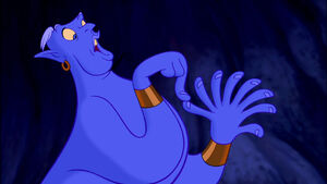 Genie with multiple fingers.