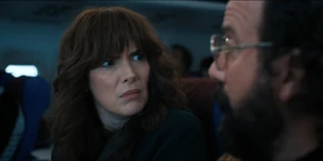 Joyce glaring disgustedly at Murray when he goes too far with his list.