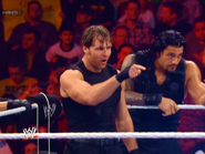 16340 - Dean Ambrose Roman Reigns The Shield pointing tlc wwe