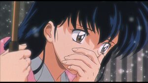 Kagome covered her mouth.