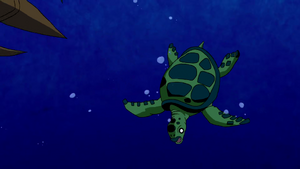 Beast Boy as Sea Turtle