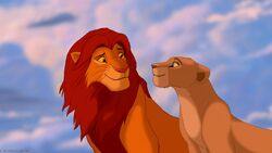 Nala and her now husband Simba