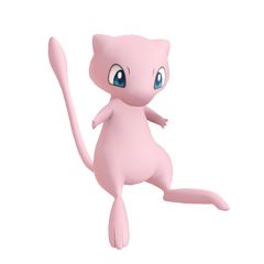Mew in the video game.