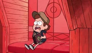 Dipper is terrified