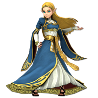 Zelda ssbu breath of the wild princess by hakirya dea56re-fullview