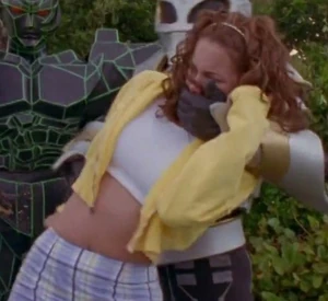 Ashley Hammond kidnapped by Ecliptor and the Quantrons.