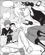 Karma and Nagisa after being launched into space.