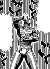 Bone drinking milk to increase the durability of his bones