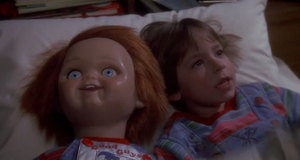 Andy with Chucky