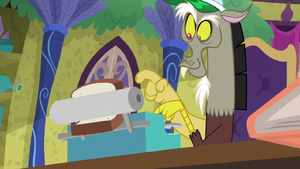 Discord typing on a slice of bread S8E15