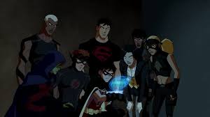 Kid Flash with The Team.