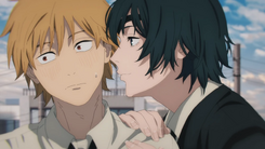 Himeno promising a French kiss if Denji kills the devil