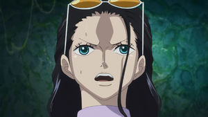 Nico Robin shocked by Red Poneglyph meaning