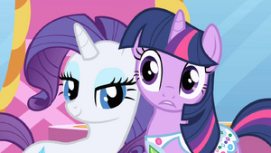 Rarity Twilight are the best of friends S1E1