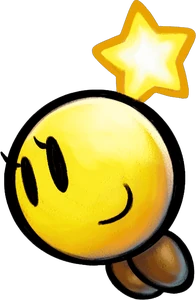 Starlow's artwork from Mario & Luigi: Bowser Inside Story + Bowser Jr's Journey.