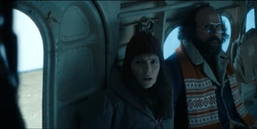 Joyce and Murray held captive by Yuri.