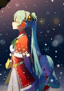 Yande.re 839538 chibi christmas dress hatsune miku ly.t vocaloid