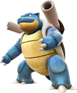 Blastoise in the video game.